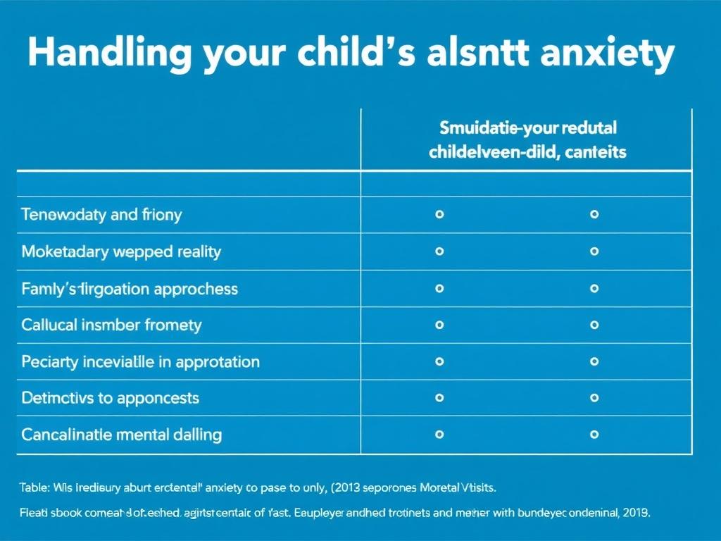     Handling your child's dental anxiety. Table: Comparing Anxiety-Reducing Approaches for Children’s Dental Visits