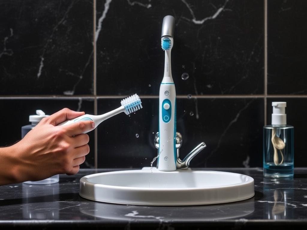     Die richtige Zahnputztechnik: Elektrisch oder manuell?. Environmental impact: Thinking beyond the sink