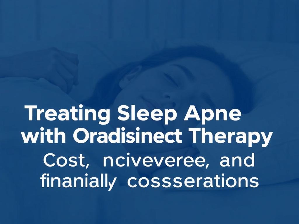     Treating Sleep Apnea with Oral Appliance Therapy.. Coste, cobertura y consideraciones financieras