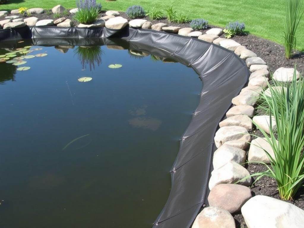 Пленка для пруда: как выбрать, установить и не допустить ошибок