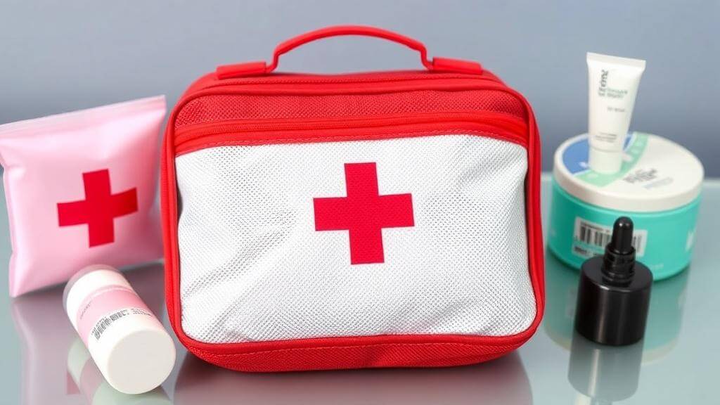First-aid kit in the cosmetologist's office.фото